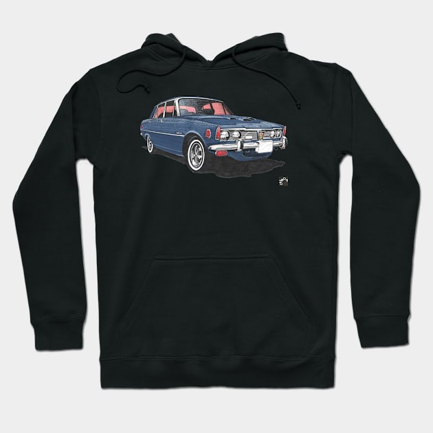 Geo3Doodles Rover P6 3500 NAS Doodle Hoodie by Geo3doodles